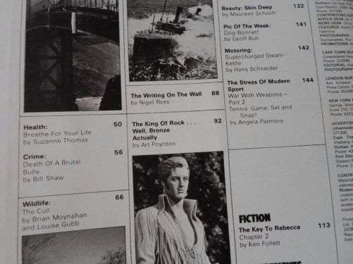 SCOPE MAGAZINE 21 NOVEMBER 1980 ( SUSAN BRITZ - DURBAN , WITBLITS SWELLENDAM - GIDEON ODENDAAL