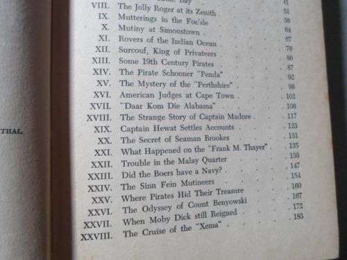 CUTLASS AND YARDARM - ERIC ROSENTHAL ( SIGNED )