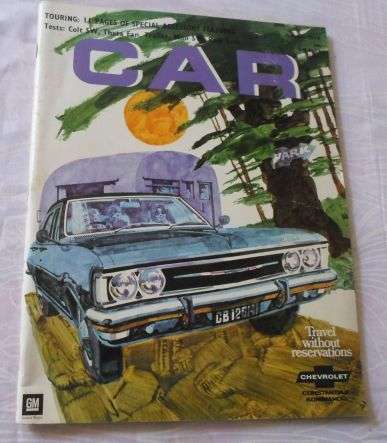CAR MAGAZINE OCTOBER 1970 ( MINI 1000 STATION WAGON , COLT 11 STATION WAGON ,