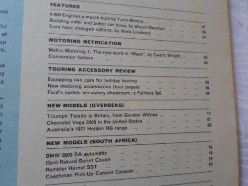 CAR MAGAZINE OCTOBER 1970 ( MINI 1000 STATION WAGON , COLT 11 STATION WAGON ,