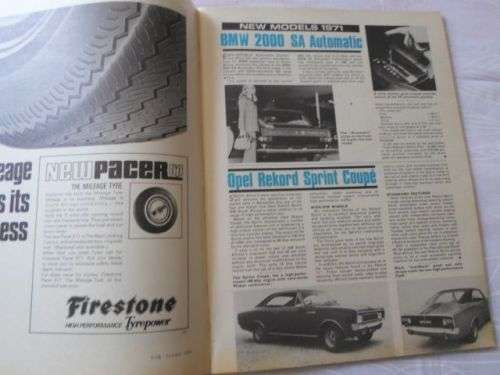 CAR MAGAZINE OCTOBER 1970 ( MINI 1000 STATION WAGON , COLT 11 STATION WAGON ,