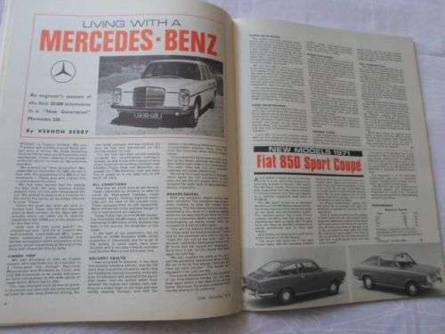 S.A. CAR MAGAZINE DECEMBER 1970 ( FORD ESCORT , FIAT 850 , RAMBLER HORNET )