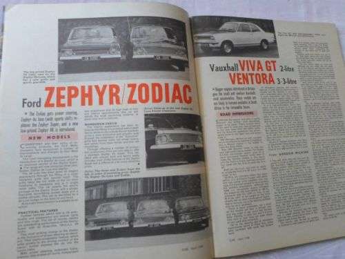 S.A. CAR MAGAZINE APRIL 1968 ( PEUGEOT 404 , AUSTIN 11/55 , FORD 17M , LANCIA FLAVIA , VAUXHALL VIVA