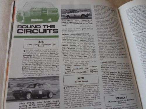 S.A. CAR MAGAZINE JUNE 1971 ( VW BEETLE , CITROEN DS-20 , TRIUMPH 2000 , DATSUN 1500 PICK-UP )