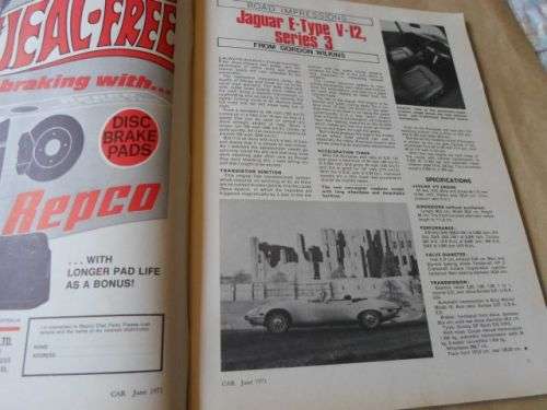 S.A. CAR MAGAZINE JUNE 1971 ( VW BEETLE , CITROEN DS-20 , TRIUMPH 2000 , DATSUN 1500 PICK-UP )