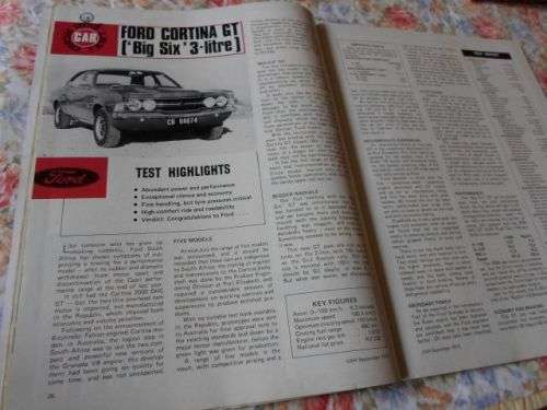 S.A. CAR MAGAZINE SEPTEMBER 1973 ( AUSTIN MARINA , DATSUN 260C , FORD CORTINA BIG SIX , CHEV 2500 )