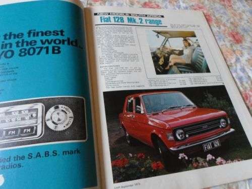 S.A. CAR MAGAZINE SEPTEMBER 1973 ( AUSTIN MARINA , DATSUN 260C , FORD CORTINA BIG SIX , CHEV 2500 )