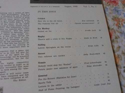 S.A. SPORTSMAN MAGAZINE AUGUST 1968