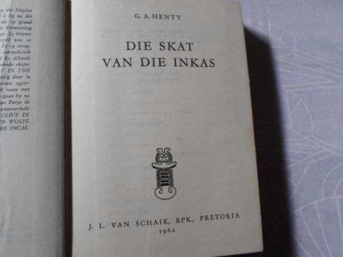 DIE SKAT VAN DIE INKAS - G.A. HENTY ( LIBRI-REEKS )