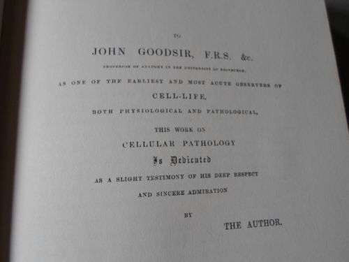 CELLULAR PATHOLOGY - RUDOLPH VIRCHOW - CLASSICS OF MEDICINE LIBRARY