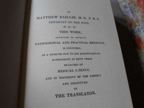 A TREATISE ON THE DISEASES OF THE CHEST - R.T.H. LAENNEC - THE CLASSICS OF MEDICINE LIBRARY