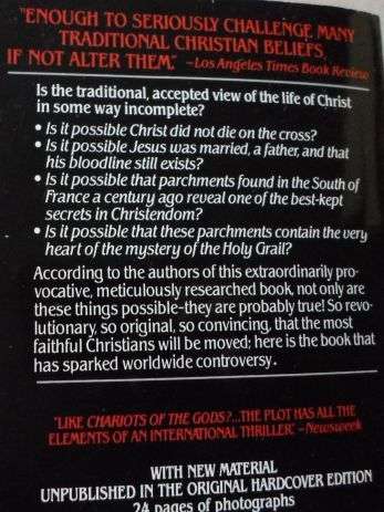 HOLY BLOOD HOLY GRAIL - MICHAEL BAIGENT , RICHARD LEIGH , HENRY LINCOLN