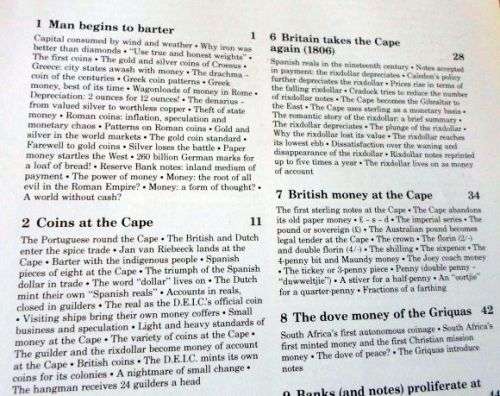 MONEY IN SOUTH AFRICA - C.L. ENGELBRECHT