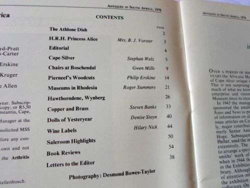 ANTIQUES IN SOUTH AFRICA NO 2