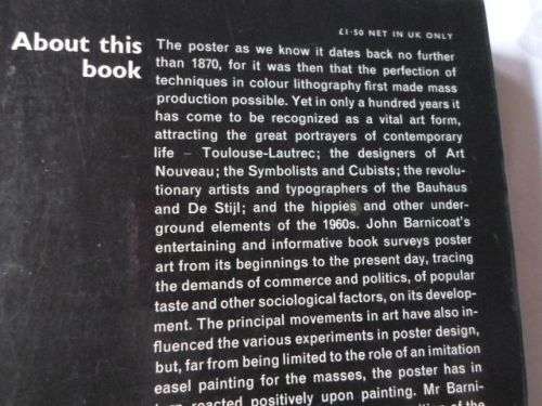 A CONCISE HISTORY OF POSTERS - JOHN BARNICOAT