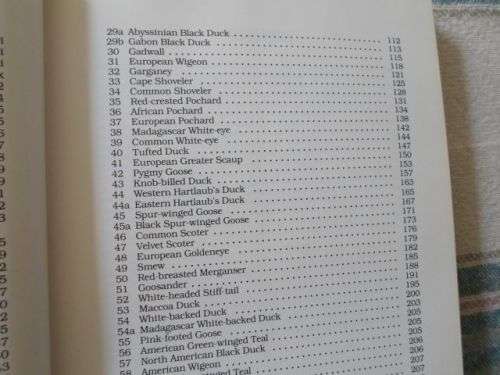 DUCKS GEESE AND SWANS OF AFRICA AND IT'S OUTLYING ISLANDS - NEVILLE BRICKELL