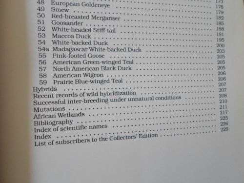 DUCKS GEESE AND SWANS OF AFRICA AND IT'S OUTLYING ISLANDS - NEVILLE BRICKELL