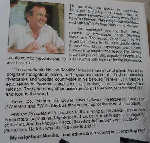 MY NEIGHBOUR MADIBA AND OTHERS - ANDREW DRYSDALE