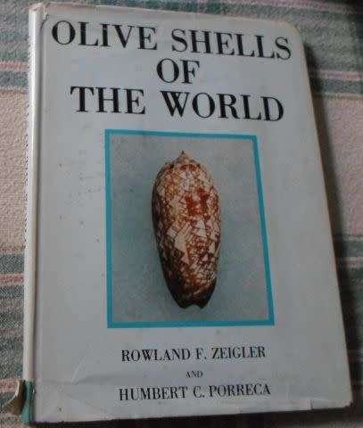OLIVE SHELLS OF THE WORLD - ROWLAND F ZEIGLER AND HUMBERT C PORRECA
