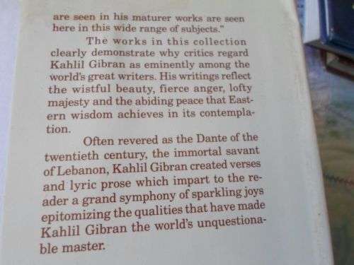 THE TREASURED WRITINGS OF KAHLIL GIBRAN