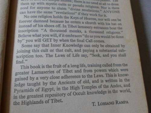 THE CAVE OF THE ANCIENTS - LOBSANG RAMPA