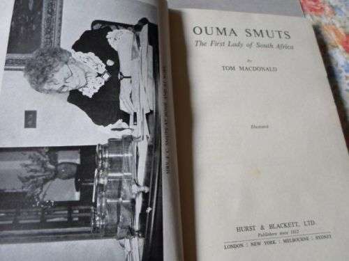 OUMA SMUTS - THE FIRST LADY OF SOUTH AFRICA - TOM MACDONALD