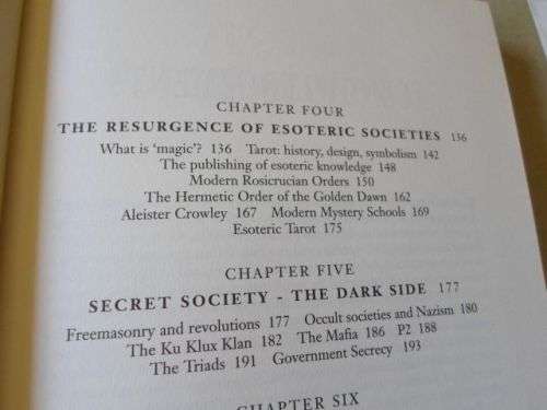 SECRET SOCIETIES - FROM ANCIENT AND ARCANE TO THE MODERN AND CLANDESTINE - DAVID R BARRETT