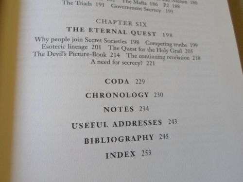 SECRET SOCIETIES - FROM ANCIENT AND ARCANE TO THE MODERN AND CLANDESTINE - DAVID R BARRETT