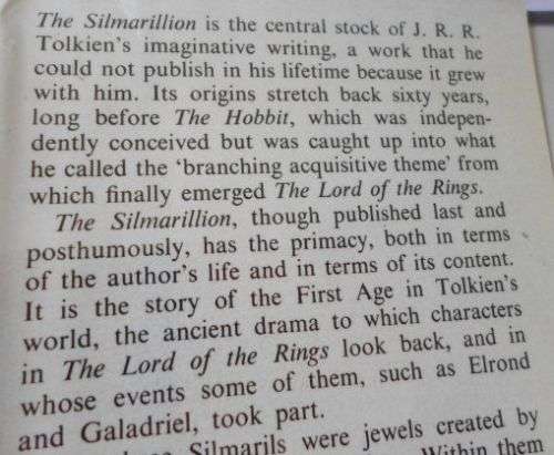 THE SILMARILLION - J.R.R. TOLKIEN