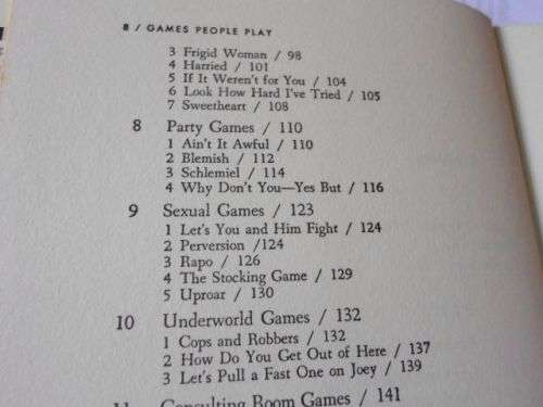 GAMES PEOPLE PLAY - THE PSYCHOLOGY OF HUMAN RELATIONSHIPS - ERIC BERNE M.D.