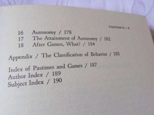 GAMES PEOPLE PLAY - THE PSYCHOLOGY OF HUMAN RELATIONSHIPS - ERIC BERNE M.D.