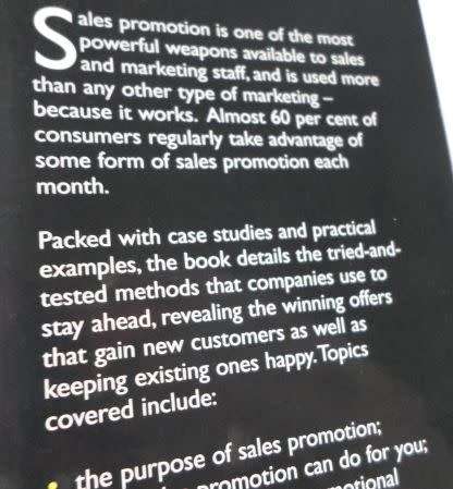 SALES PROMOTION - JULIAN CUMMINS & RODDY MULLIN