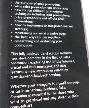 SALES PROMOTION - JULIAN CUMMINS & RODDY MULLIN