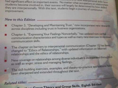 REACHING OUT - INTERPERSONAL EFFECTIVENESS AND SELF-ACTUALIZATION - DAVID W JOHNSON ( EIGHTH EDITION