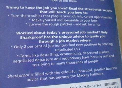 SHARKPROOF - HARVEY MACKAY