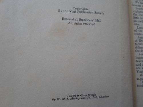 ADVANCED COURSE IN YOGI PHILOSOPHY  AND ORIENTAL OCCULTISM - YOGI RAMACHARAKA