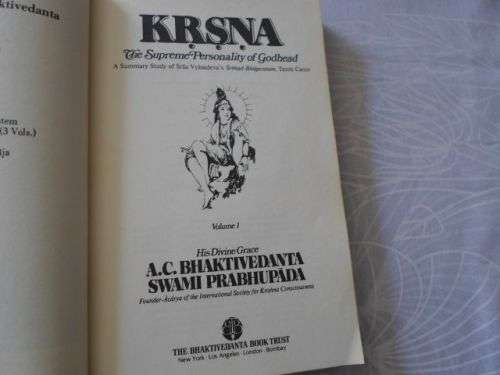KRSNA - THE SUPREME PERSONALITY OF THE GODHEAD - A.C. BHAKTIVEDANTA SWAMI PRABHUPADA