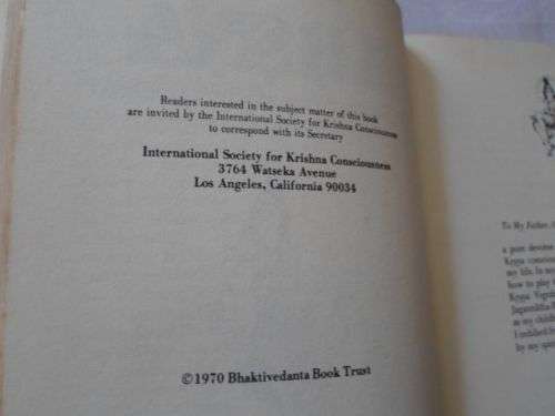 KRSNA - THE SUPREME PERSONALITY OF THE GODHEAD - A.C. BHAKTIVEDANTA SWAMI PRABHUPADA