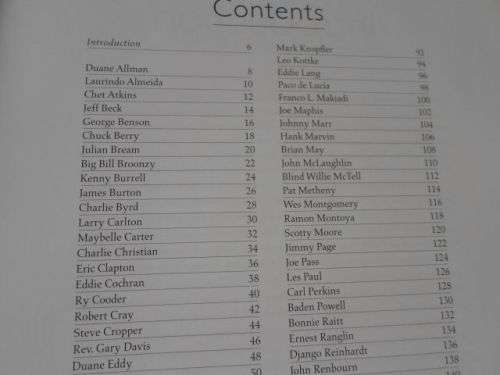 GREAT GUITARISTS - A HISTORY IN PHOTOGRAPHS 1900 - 2000 - NICK FREETH & CLIFF DOUSE ( ICONS OF MUSIC