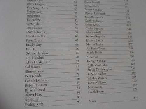 GREAT GUITARISTS - A HISTORY IN PHOTOGRAPHS 1900 - 2000 - NICK FREETH & CLIFF DOUSE ( ICONS OF MUSIC