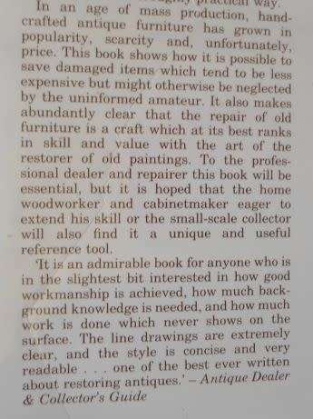 REPAIRING AND RESTORING ANTIQUE FURNITURE - JOHN RODD
