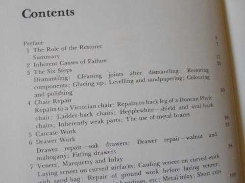REPAIRING AND RESTORING ANTIQUE FURNITURE - JOHN RODD