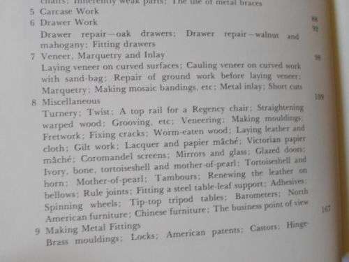 REPAIRING AND RESTORING ANTIQUE FURNITURE - JOHN RODD