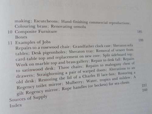 REPAIRING AND RESTORING ANTIQUE FURNITURE - JOHN RODD