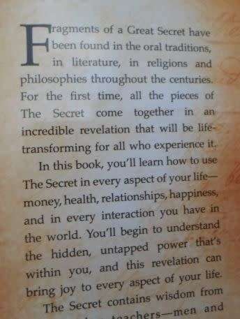 THE SECRET - RHONDA BYRNE