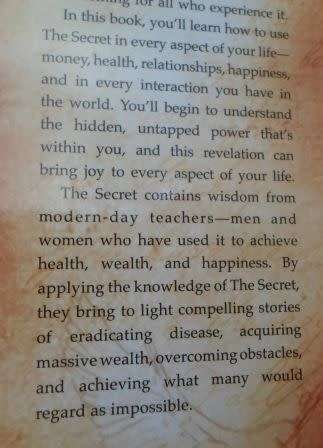 THE SECRET - RHONDA BYRNE