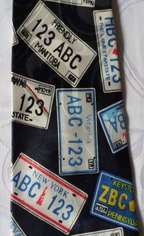 ATTRACTIVE NUMBER PLATES - TIE