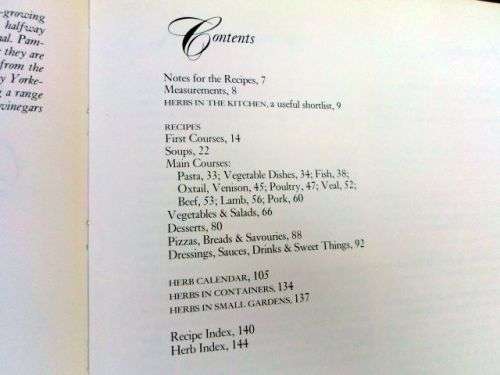 HERBS FOR THE TABLE - SOUTH AFRICAN RECIPES AND HERBAL ADVICE - LYNDALL POPPER & PAMELA CULLINAN