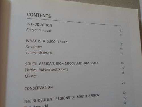 SUCCULENTS OF SOUTH AFRICA - ERNST VAN JAARSVELD , BER-ERIK VAN WYK , GIDEON SMITH , ELISE BODLEY