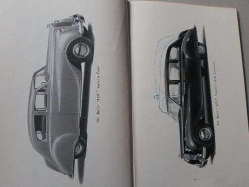 AUSTIN SHEERLINE A125 AND AUSTIN PRINCESS A135 - RUNNING AND MAINTENANCE INSTRUCTIONS 1954